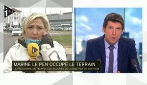 Marine Le Pen occupe le terrain