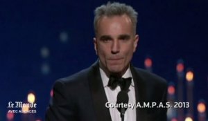 Avec humour, Daniel Day-Lewis reçoit son troisième Oscar de meilleur acteur