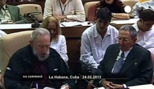 Cuba: rare apparition publique de Fidel Castro - no comment