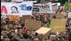 Portugal : mobilisation exceptionnelle contre l'austérité