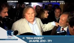 Depardieu et la "salope" de journaliste !