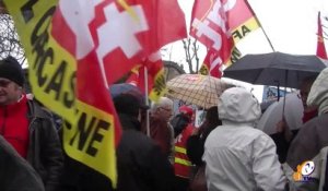 Des centaines de personnes dans la rue ce matin à Carcassonne pour dire NON au projet de sécurisation de l'emploi.