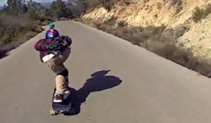 Skateboard - Downhill Skateboarding  - Raw Run @Salza Oriol and Aleix