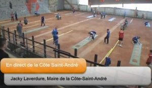 Interview msr le Maire, Finales Clubs 2013 -15 -18, La Côte-Saint-André, Sport-Boules