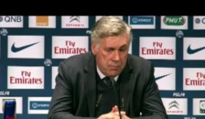 PSG - Ancelotti : "Ce ne sera pas facile de jouer avec beaucoup d'intensité"