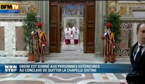 Election du pape: les portes de la Chapelle Sixtine se ferment, le conclave commence - 12/03