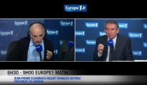 François Bayrou, invité de Jean-Pierre Elkabbach sur Europe1 - 150313