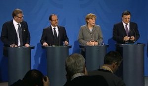 Conférence de presse conjointe à Berlin