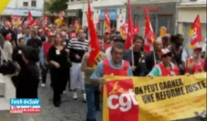 Grève- Manifestation à Troyes