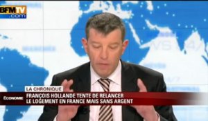 Chronique éco de Nicolas Doze: François Hollande relance le logement en France, sans argent - 21/03