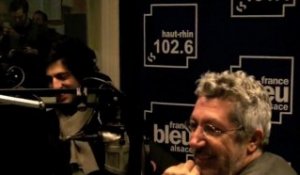 Alain Chabat - Max Boublil invités de France Bleu Alsace pour Les Gamins