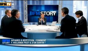 BFM STORY: Affaires à répétition, comment François Hollande peut-il s'en sortir ? - 04/04
