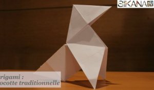 Origami traditionnel de la cocotte en papier - HD