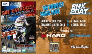 Live Coupe de France BMX à Saint Jean d'Angély - 13 et 14 avril 2013