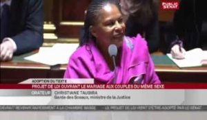 Mariage pour tous : Discours de cloture de Christiane Taubira (14:00)