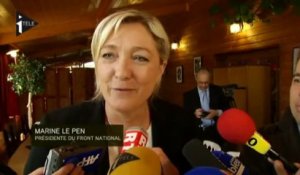 Marine Le Pen:"cette course à la pauvreté pourrait faire sourire"