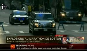 Boston: la police se rend sur les lieux du drame
