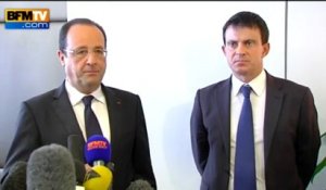 Hollande à Roissy: "Pas de raisons d'élever le niveau de vigilance" - 18/04