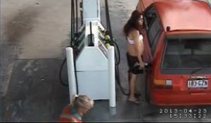 Des voleurs d'essences pas très malins