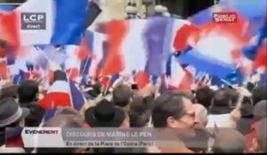 EVENEMENT, Discours de Marine Le Pen
