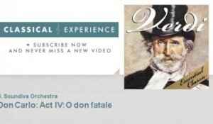 Giuseppe Verdi : Don Carlo : Act IV : O don fatale
