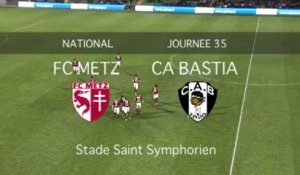 J35 FC METZ CA Bastia - le résumé
