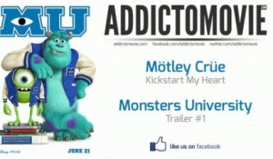 Monsters University - Trailer #1 Music #1 (Mötley Crüe - Kickstart My Heart)