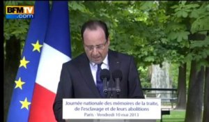 Esclavage: "l'impossible réparation" pour Hollande - 10/05