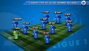 L'équipe-type de la 36e journée de Ligue 1