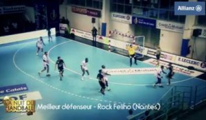 Nuit du Handball - le Nantais Rock Feliho est élu meilleur défenseur