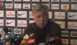 Conférence de presse de Carlo Ancelotti avant Lorient-PSG