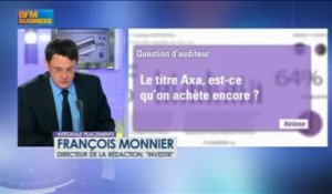 Les réponses de François Monnier aux auditeurs dans Intégrale Placements - 31 mai
