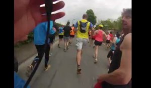 La transbaie : ambiance au départ dans les rues de Saint Valery sur Somme