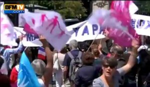 Marseille: manifestation anti-mariage pour tous en marge de la venue de Hollande - 04/06