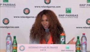 Roland-Garros - S. Williams : "Un grand match"