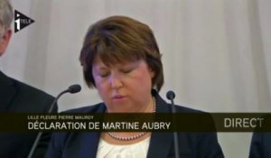 Pierre Mauroy était "un géant" pour Martine Aubry