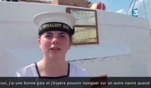 Armada 2013 : Beckie, cadette à bord du TS Royalist