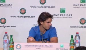 Roland-Garros - Nadal : "Le plus important, c'est le trophée"