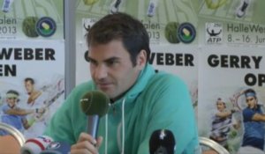 Halle - Federer: "Je comprends l'absence de Nadal"