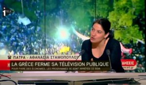 Arrêt de la télévision publique grecque : témoignage d'une employée