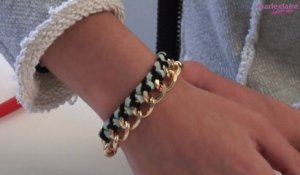 Fabriquer un bracelet chaîne tressée