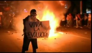 Manifestations et scènes de chaos au Brésil