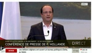 Hollande au G8 : "Un grand pas sur la lutte contre la fraude fiscale"