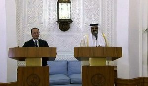 Déclaration conjointe avec l'Emir du Qatar depuis Doha