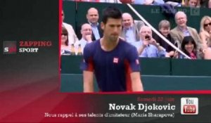 Zap' Sport : Djokovic, grand du rire