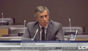 Travaux en commission : Audition de JÉRÔME CAHUZAC devant la Commission d’enquête parlementaire