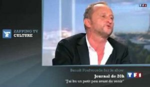 Benoît Poelvoorde avoue avoir "un peu bu" avant le JT de TF1