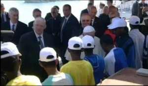 A Lampedusa, le pape François dénonce la "tragédie" des migrants