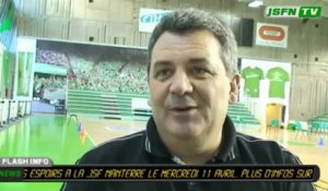 JSFN TV: J24 Donnadieu et Corosine "On veut un Palais des Sports bouillant"