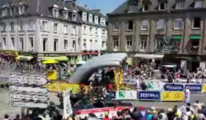 Tour de France : ambiance de fête à Avranches